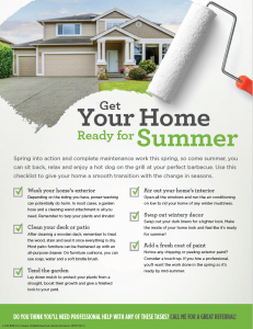 Getting Your Home Ready for Summer